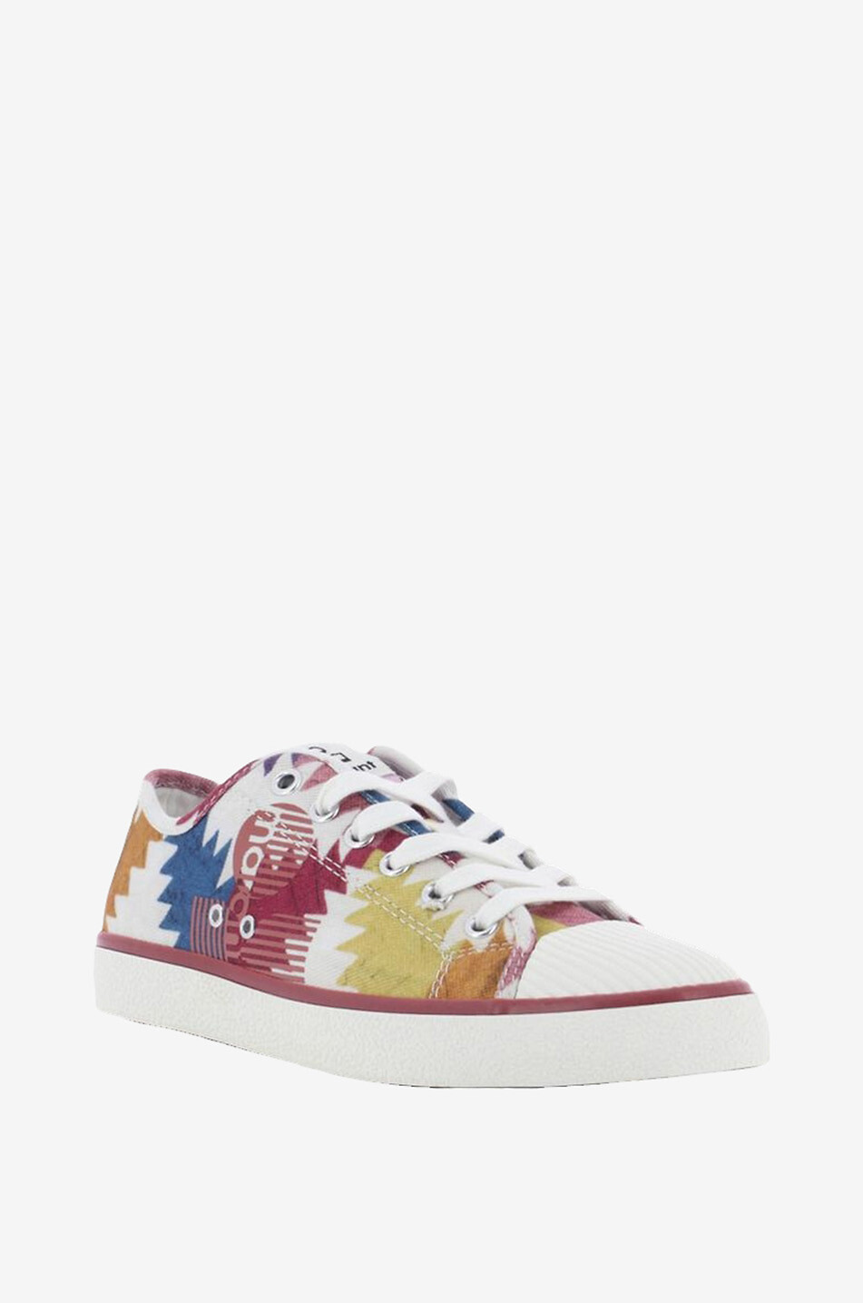 Niedrige Sneakers aus Canvas mit Ikat-Print Binkoo