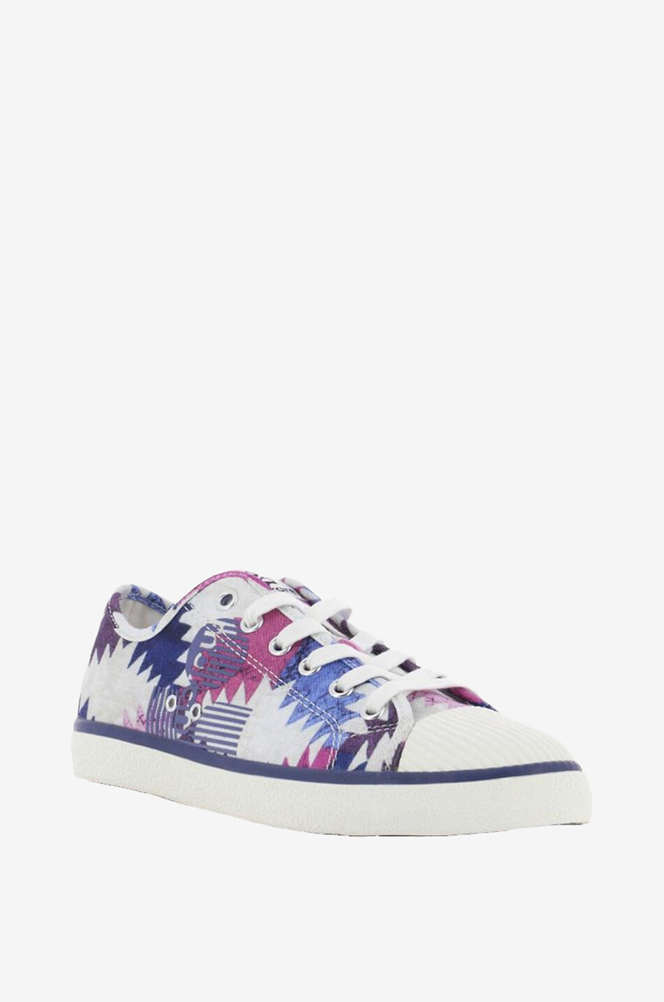 Niedrige Sneakers aus Canvas mit Ikat-Print Binkoo