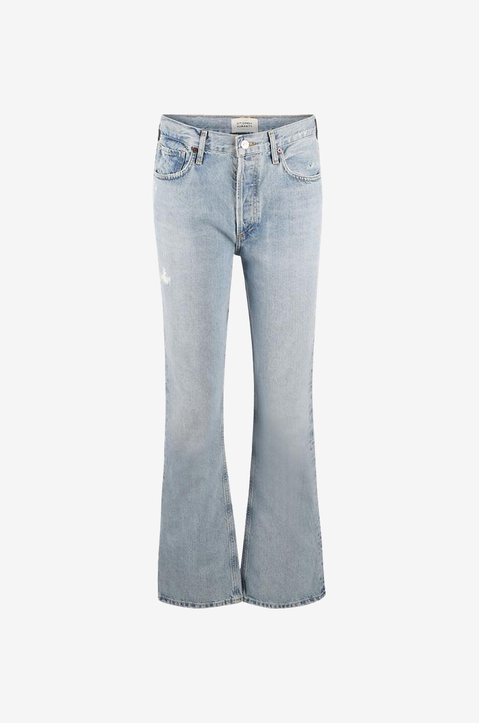 Libby Guernsey high-rise bootcut jeans