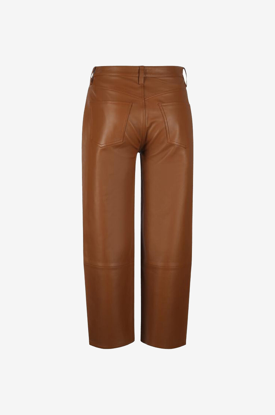 CITIZENS OF HUMANITY Karottenjeans aus Leder Calista Curve Brandy Damen HELLBRAUN 2