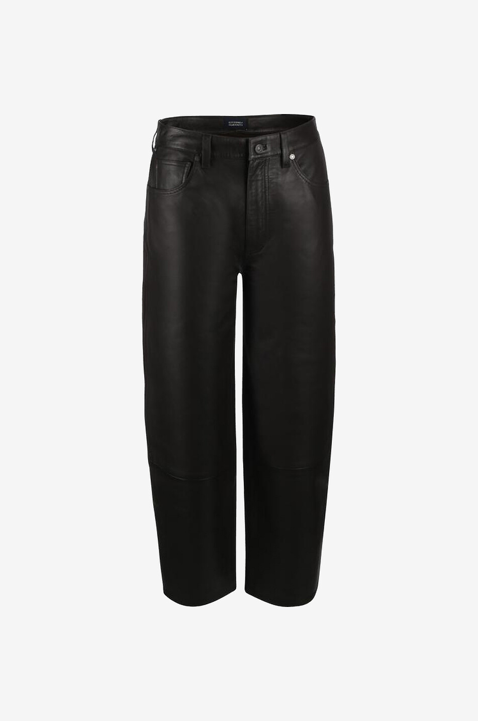 CITIZENS OF HUMANITY Karottenjeans aus Leder Calista Curve Brandy Damen DUNKELBRAUN 1