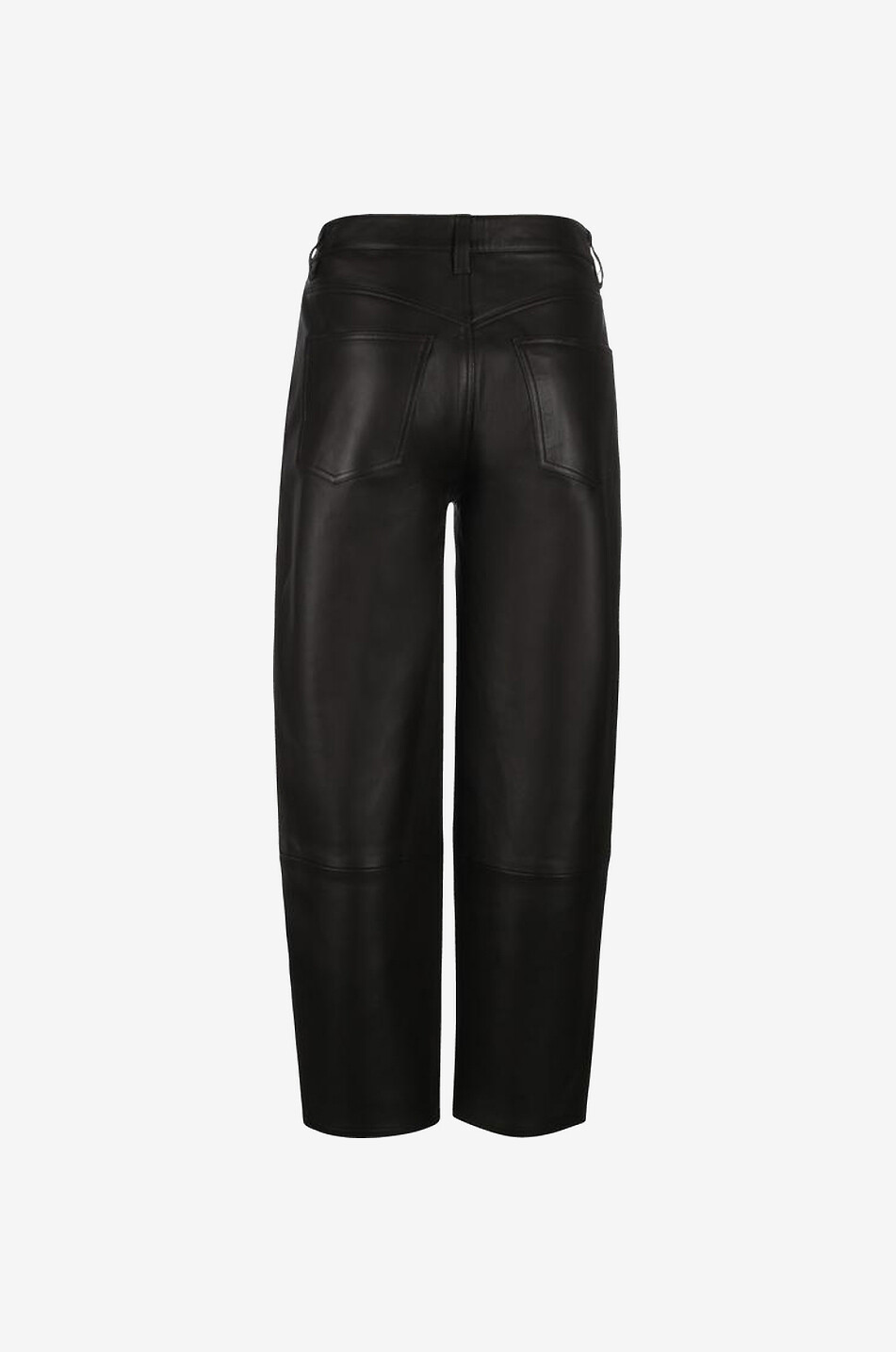 CITIZENS OF HUMANITY Karottenjeans aus Leder Calista Curve Brandy Damen DUNKELBRAUN 2