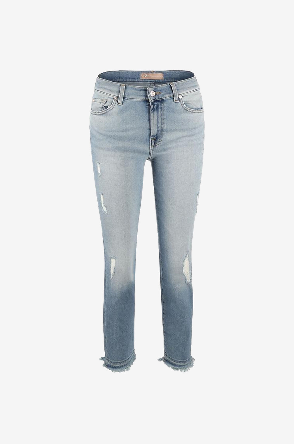 Zerrissene Jeans The Straight Crop Luxe Vintage Artful