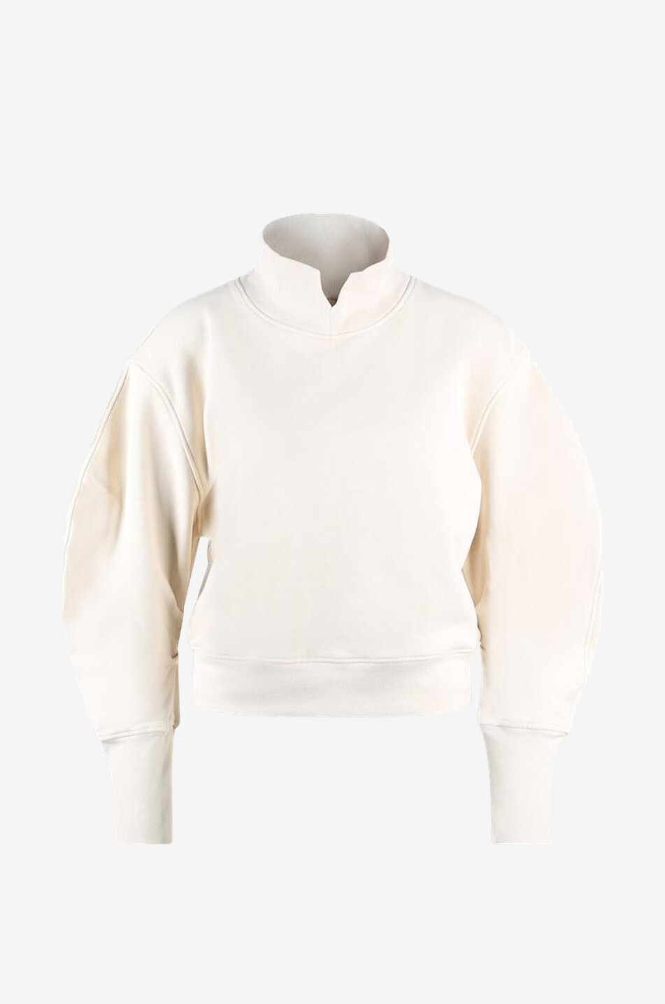 Melia Mock Neck puff sleeve sweatshirt