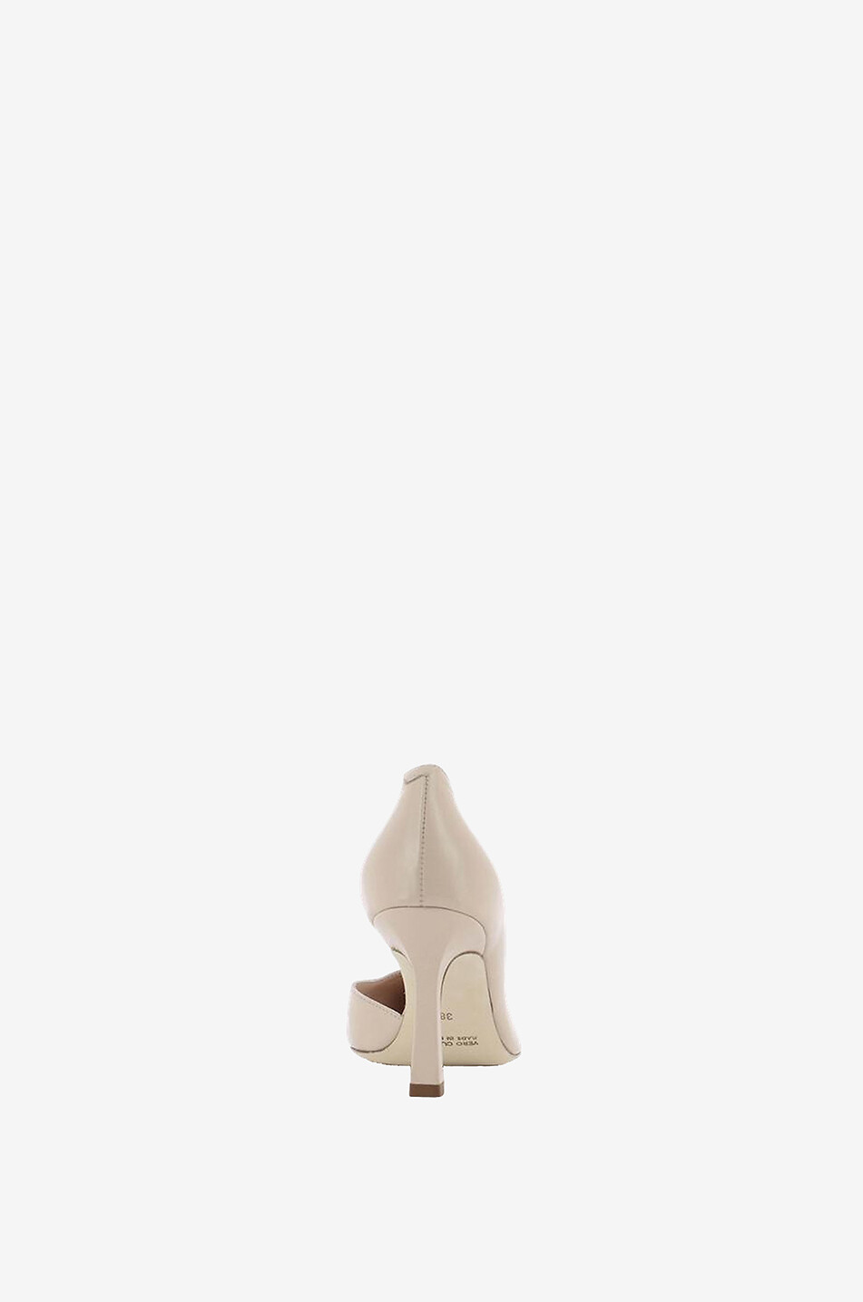 BONGENIE Escarpins en cuir lisse à découpes Lory 85 Femme ROSE CLAIR 4
