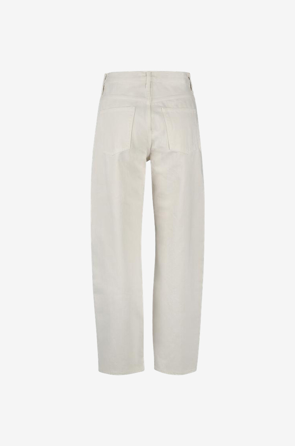 AGOLDE Jeans Tapered High Rise Baggy Drum Damen WEISS 2