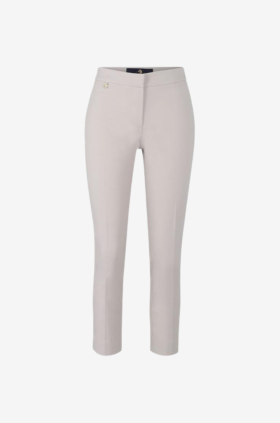 Pantalon slim en coton mélangé Aline