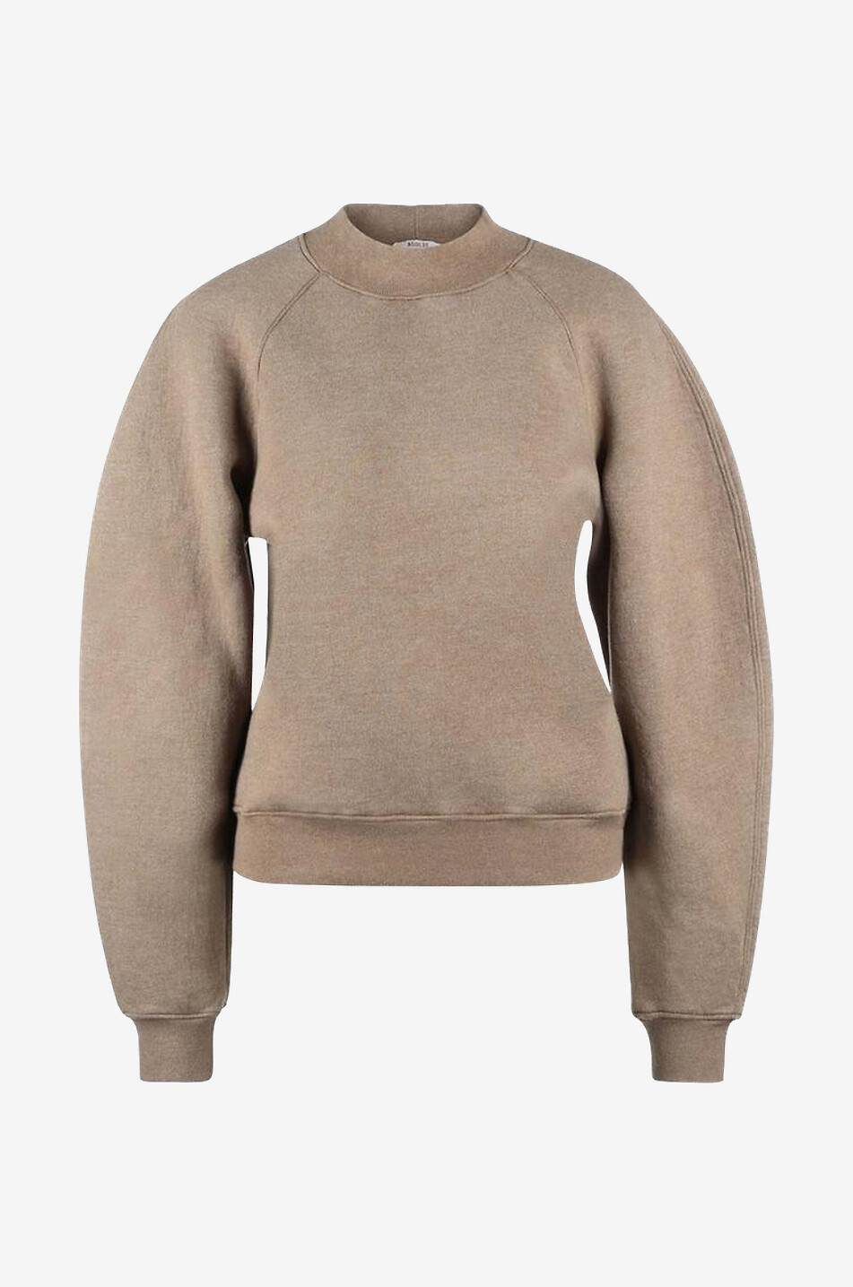 AGOLDE Sweatshirt mit Schornsteinkragen Tarron Damen HELLBRAUN 1