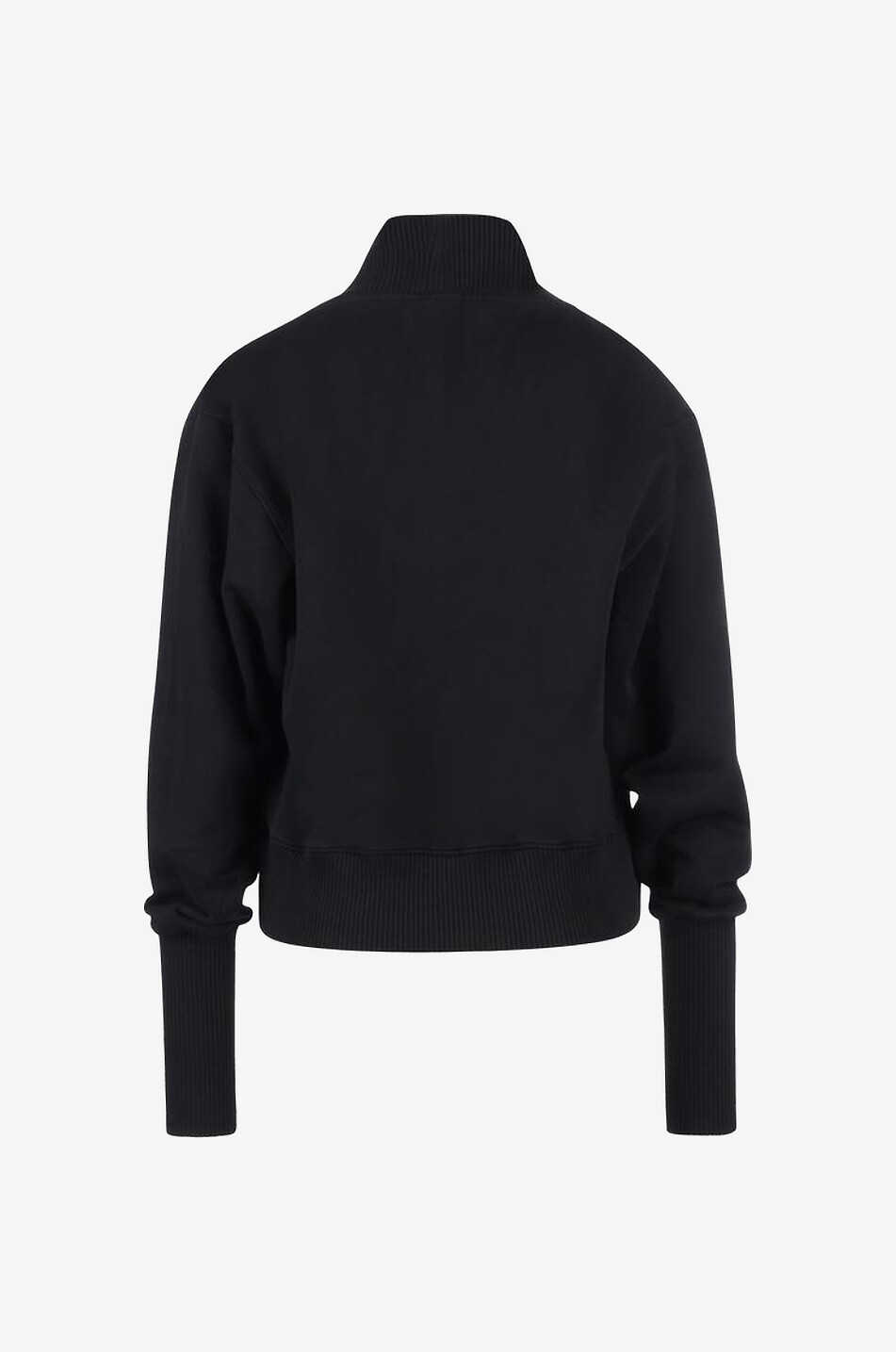 AGOLDE Sweat-shirt oversize col V Clara Femme NOIR 2