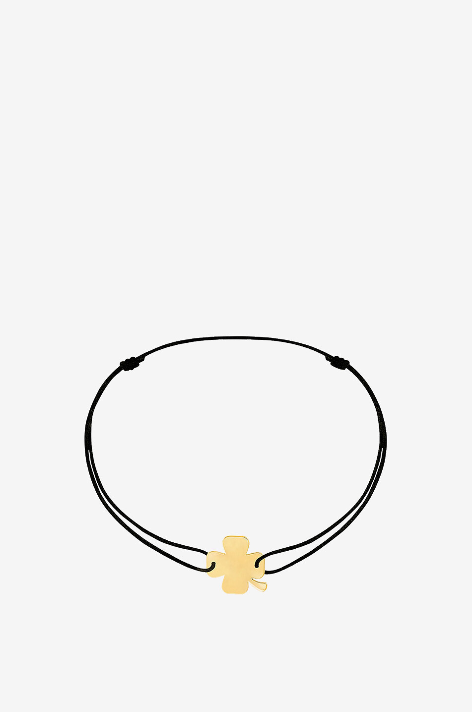 DINH VAN Kordelarmband mit Gelbgold Trèfle Damen GOLDEN 1