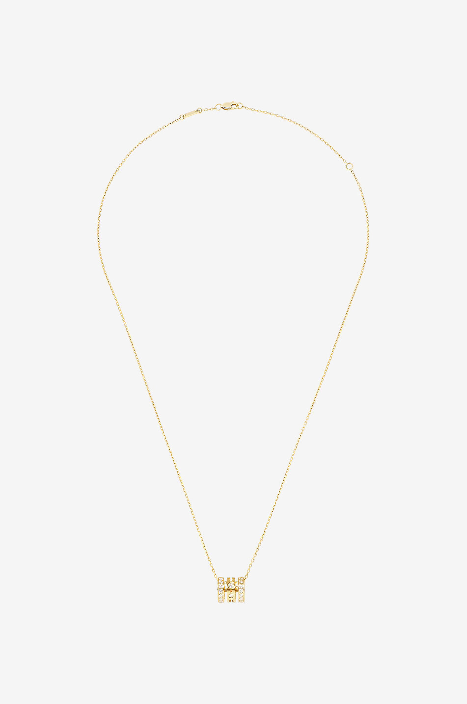 DINH VAN Collier en or jaune et diamants Pulse Pavé 3 Rangs Femme DORE 1