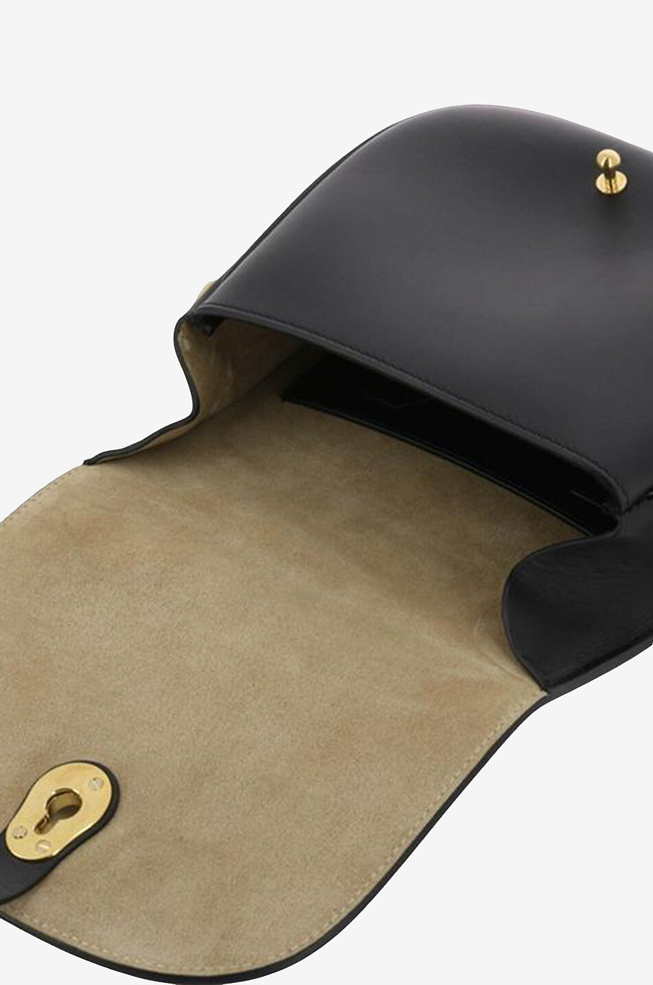 AU DEPART PARIS Seine Monogram leather and canvas shoulder bag Women BLACK 4