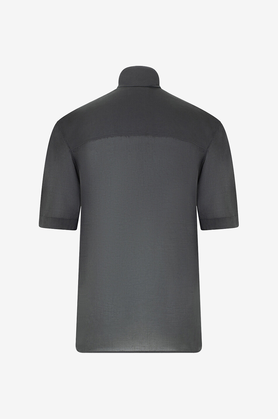 LEMAIRE Chemise à manches courtes en voile de coton Foulard Femme VERT FONCÉ 2