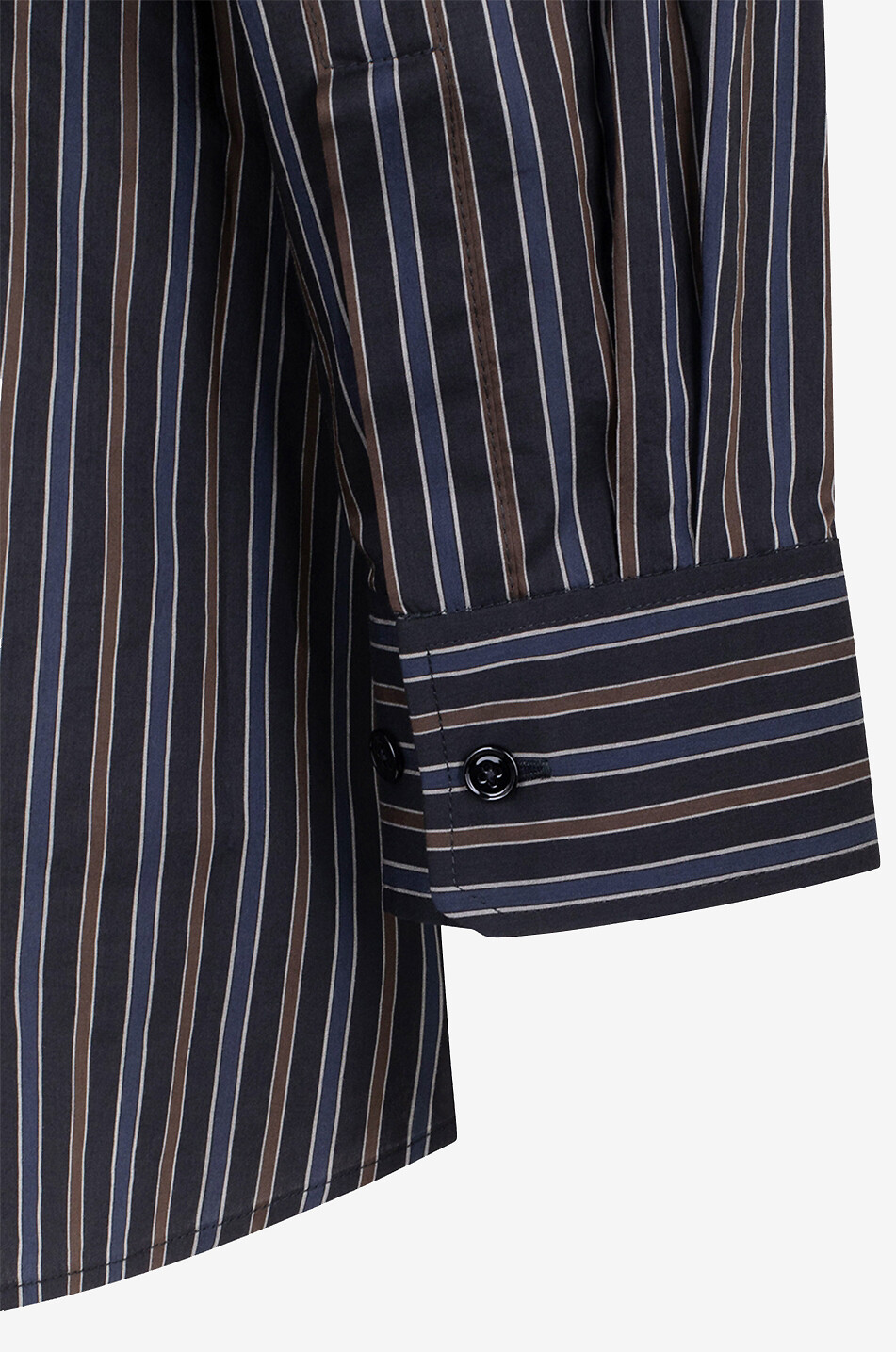 Long Shirt striped cotton and silk oversize shirt