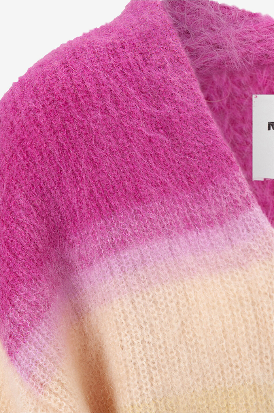 Mohair-Cardigan mit Farbverlauf Dana