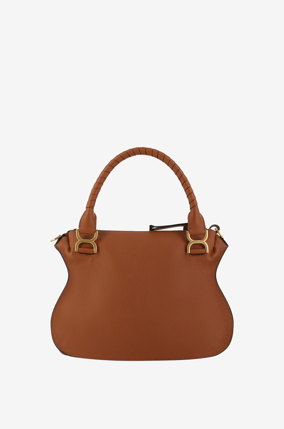 Marcie Medium double carry grained leather bag