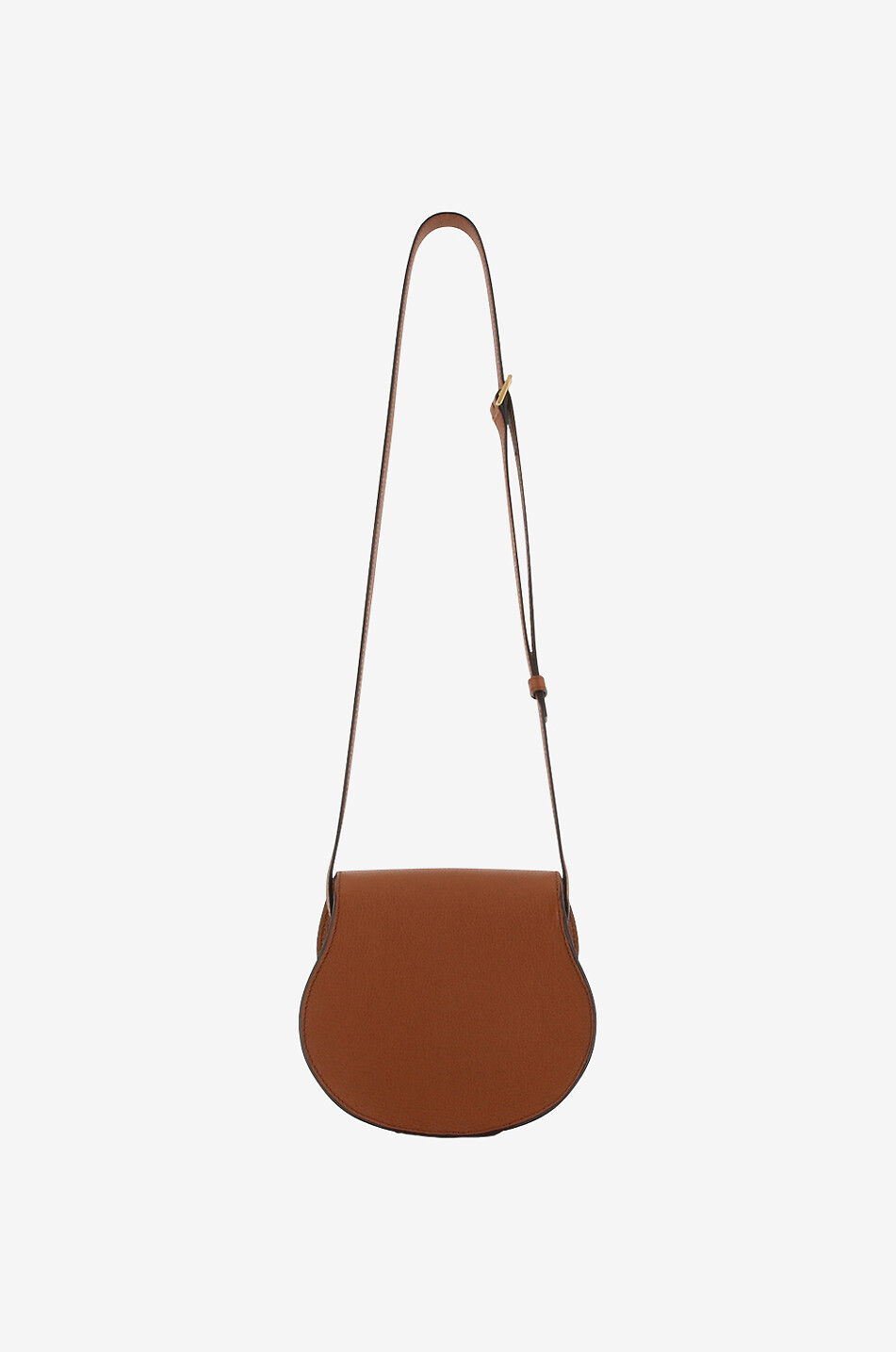 CHLOE Sac porté épaule en cuir grainé Marcie Small Femme CAMEL 3