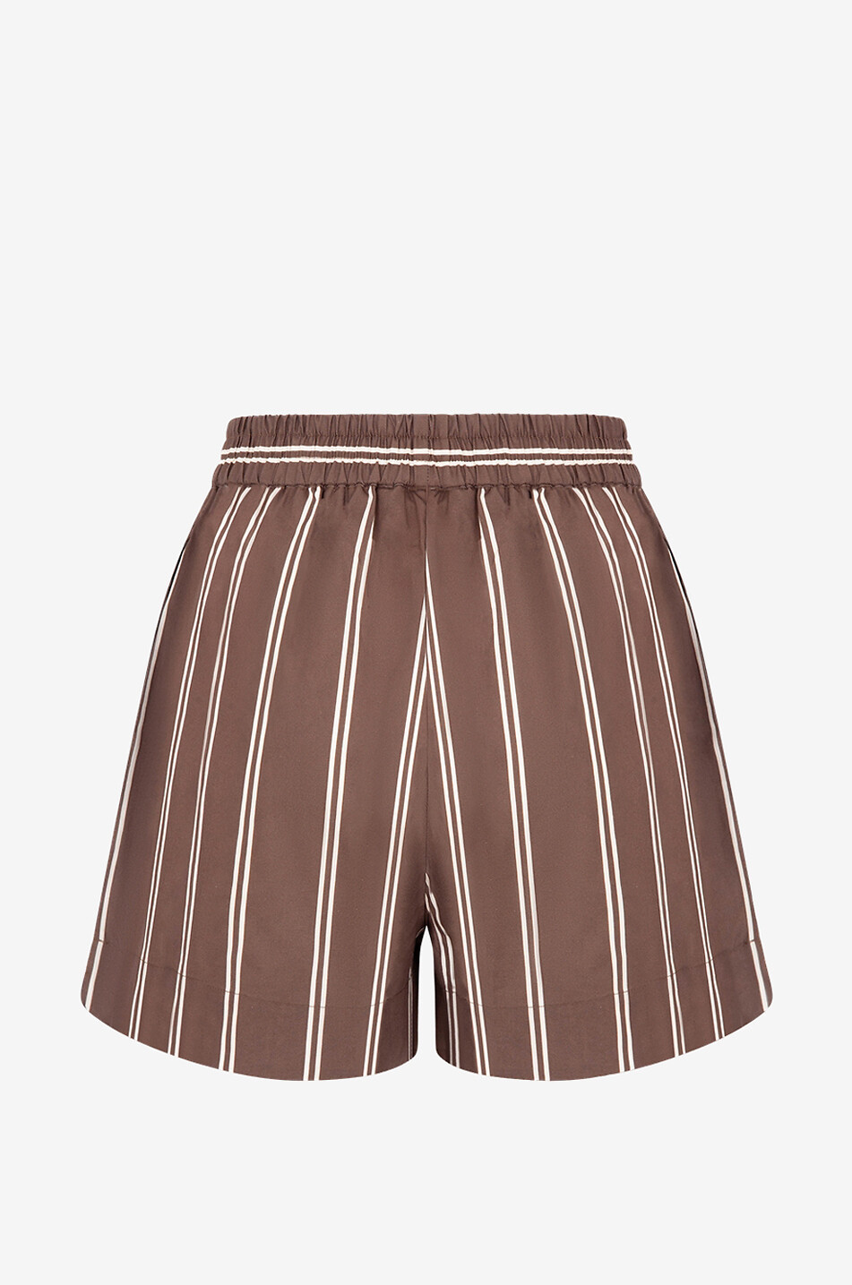 LMND Gestreifte shorts aus Baumwolle Chiara Damen BRAUN 2