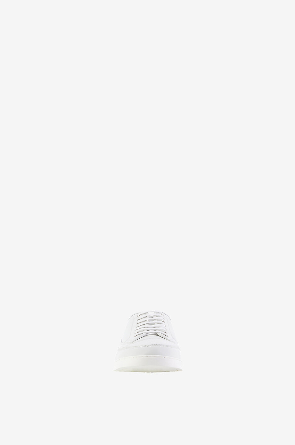 JOHN LOBB Niedrige Schnürsneakers aus Kalbsleder Court Herren WEISS 2