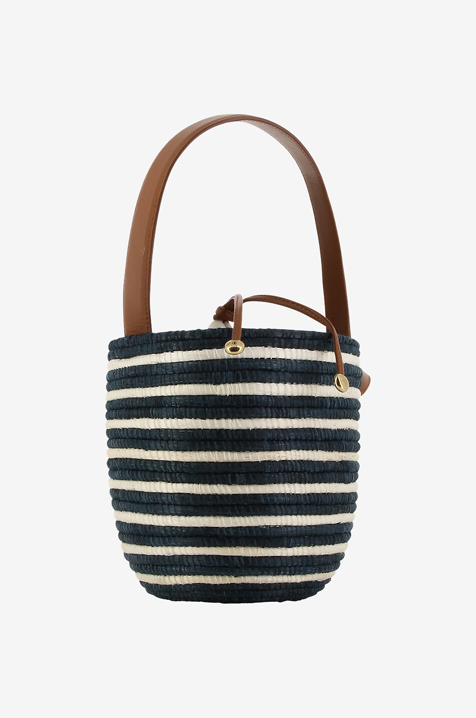 Kleiner Sisal- und Lederkorb Lunchpail Full Breton