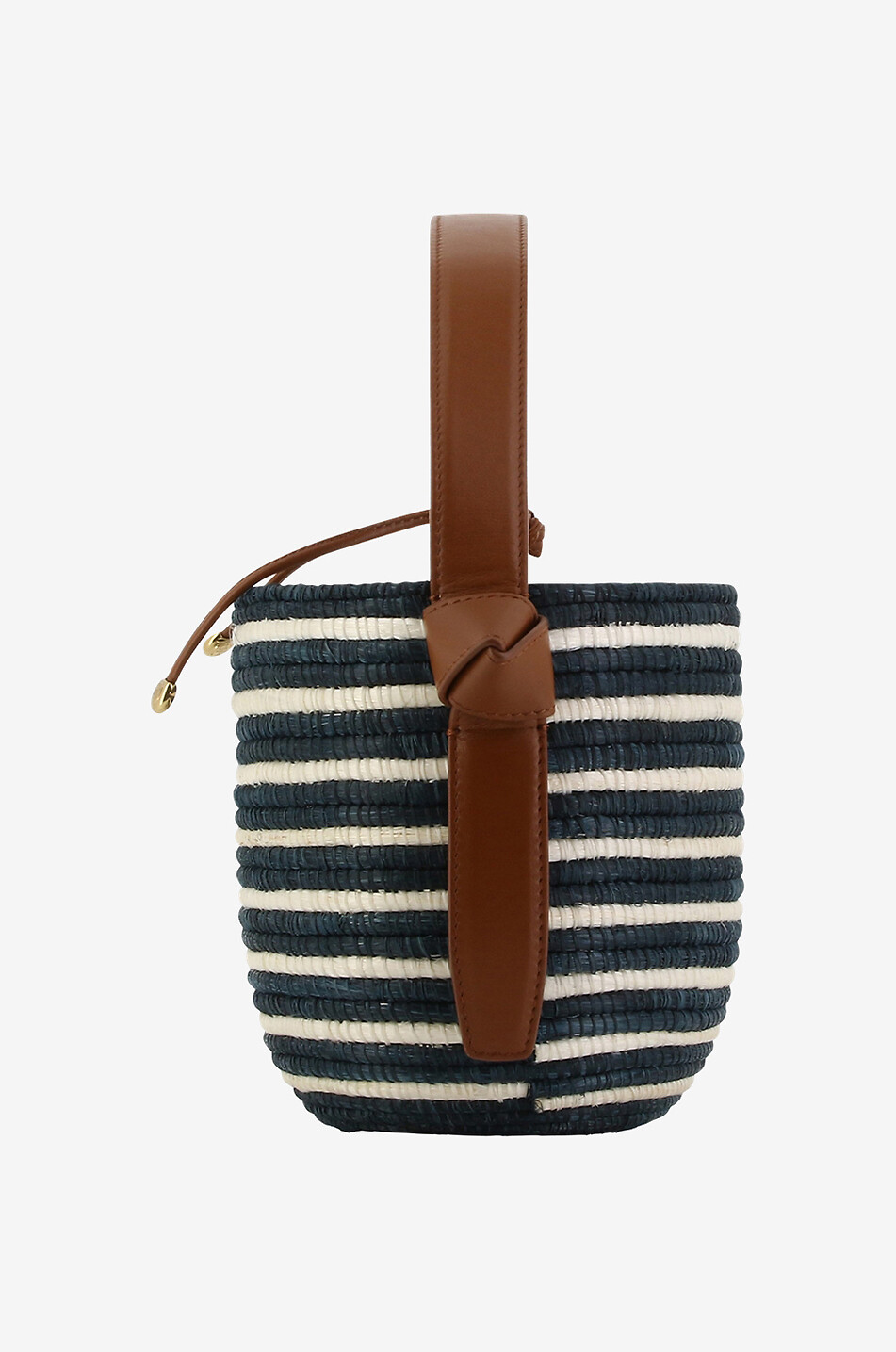 Kleiner Sisal- und Lederkorb Lunchpail Full Breton
