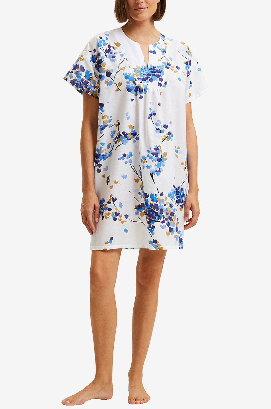 LAURENCE TAVERNIER Canopée organic cotton short nightshirt Women MULTI COLOURED 3