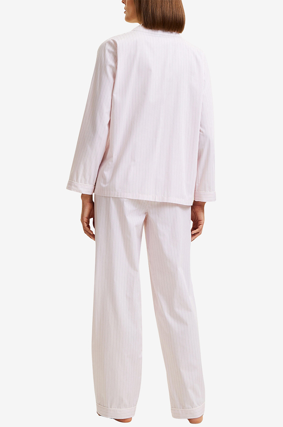 LAURENCE TAVERNIER Pyjama-Set aus Baumwolle Essentiel Rayé Damen HELLROSA 5
