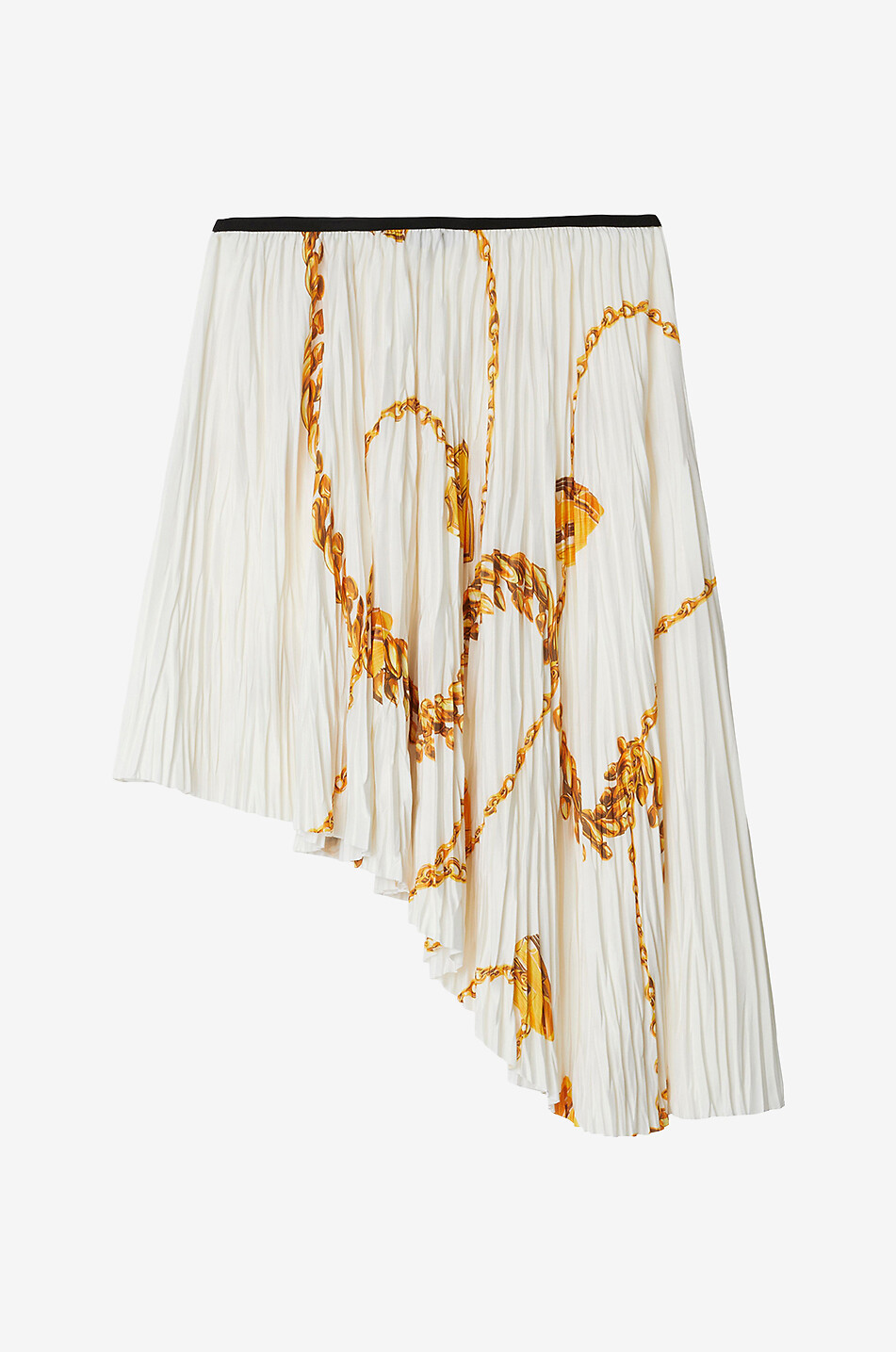 BURBERRY Jupe plissée asymétrique Shield Femme MULTICOLORE 2