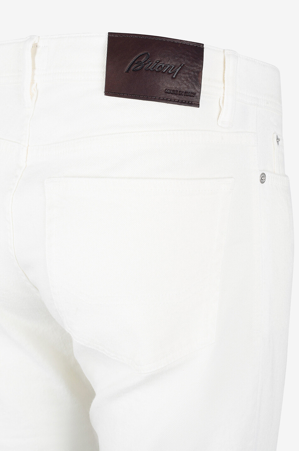 BRIONI Jeans mit geradem Bein aus Baumwolle Chamonix Herren WEISS 3