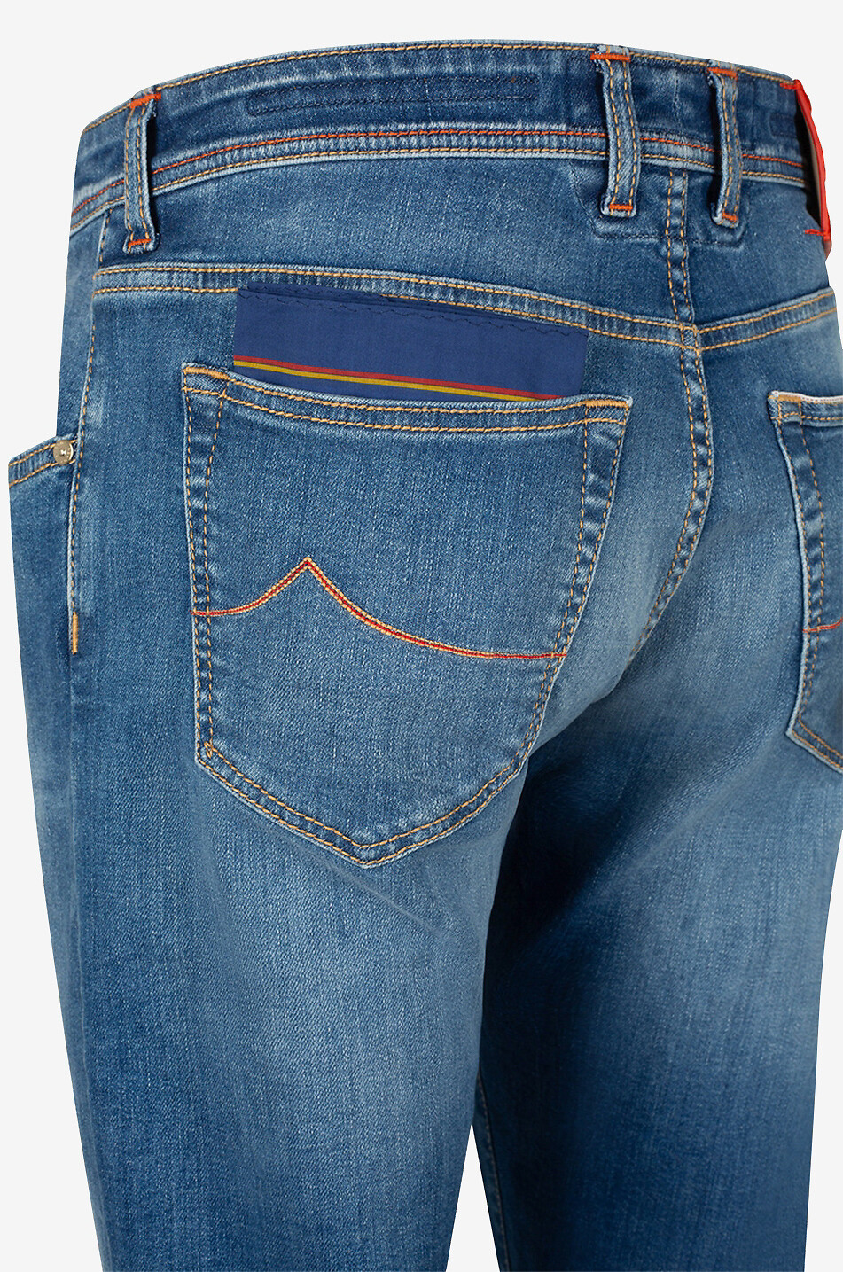 JACOB COHEN Nick Limited Edition cotton straight-leg jeans Men LIGHT BLUE 3