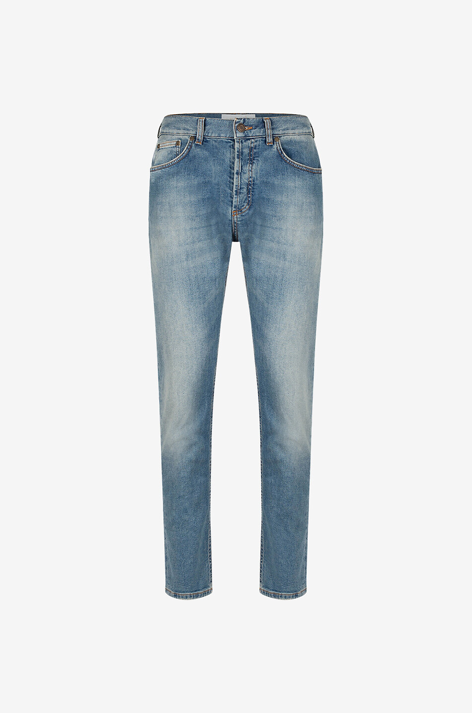 MARCO PESCAROLO Jeans mit geradem Bein aus Baumwolle Piotr Herren MITTELBLAU 1