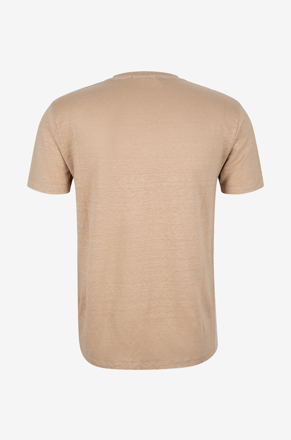 DANIELE FIESOLI T-shirt à manches courtes en lin stretch Homme Beige Foncé 2
