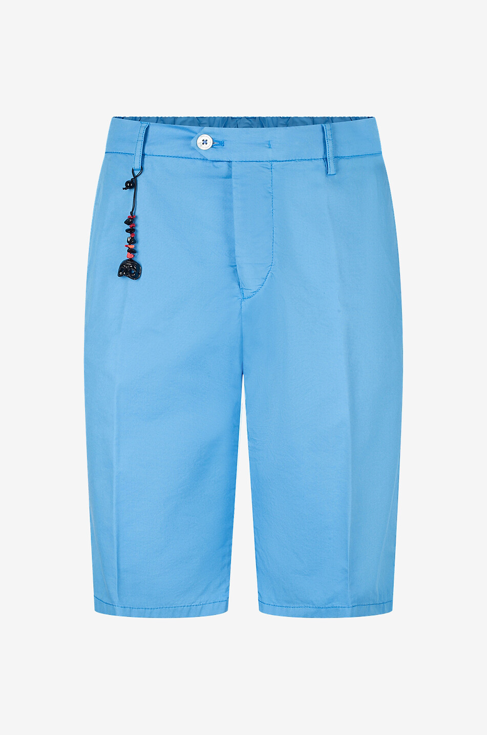 MARCO PESCAROLO Faro cotton and lyocell Bermuda shorts Men MEDIUM BLUE 1
