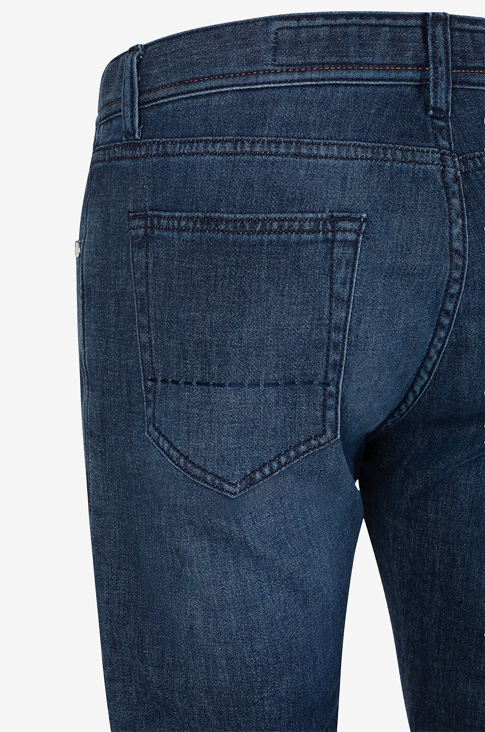 RICHARD J. BROWN Tokyo cotton lyocell and cashmere slim jeans Men DARK BLUE 3