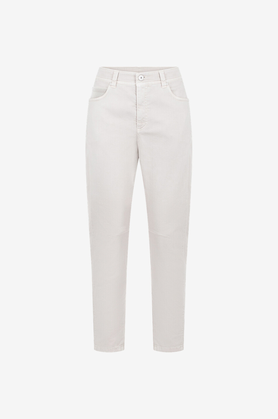 Jean taille haute orné de Monile Slim Tapered