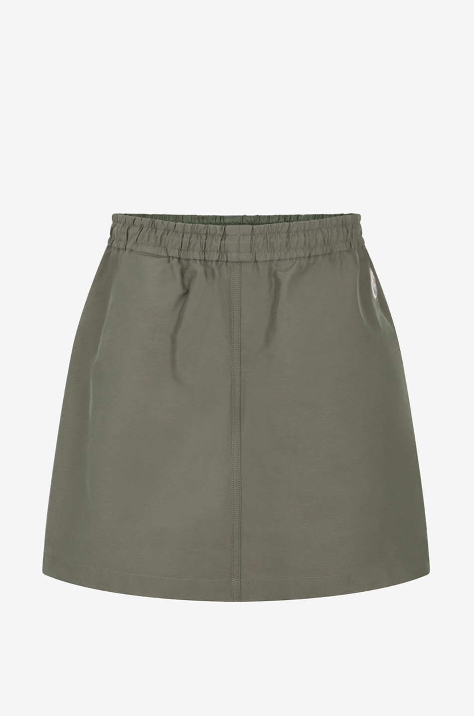 Taffeta cargo mini skirt