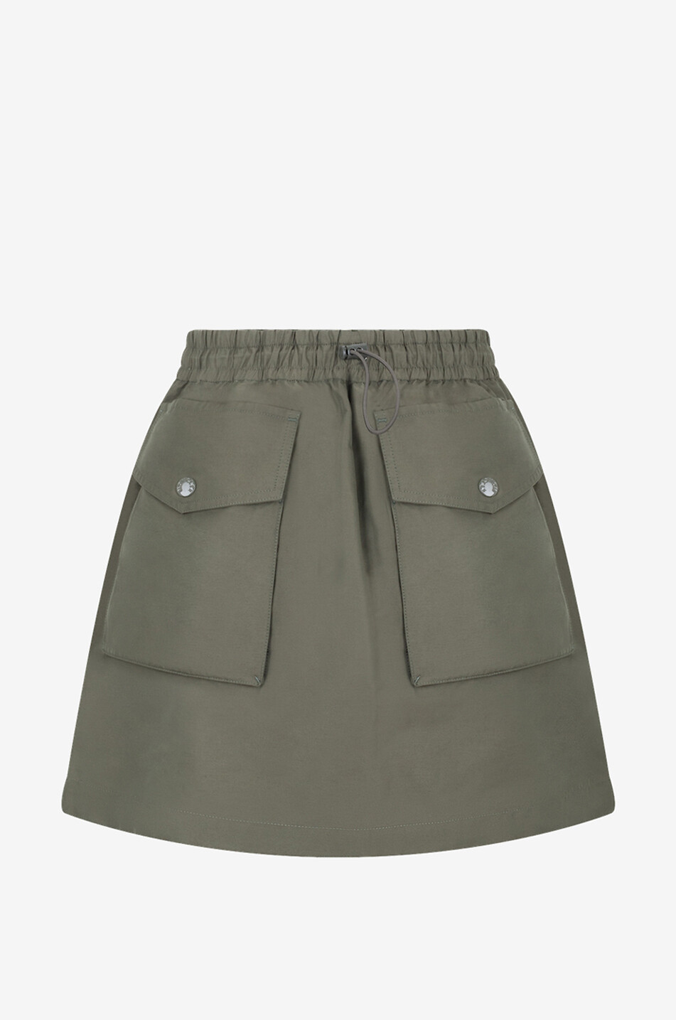 MONCLER Taffeta cargo mini skirt Women KHAKI 2