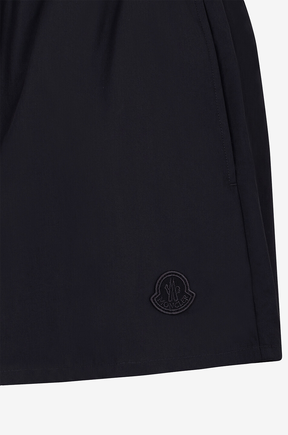 MONCLER Cotton poplin shorts with drawstring Women BLACK 3