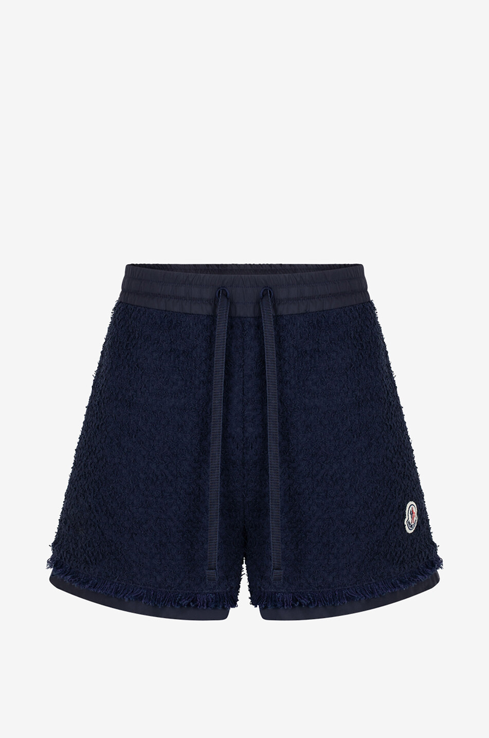 MONCLER Short en tweed et nylon Femme BLEU FONCE 1