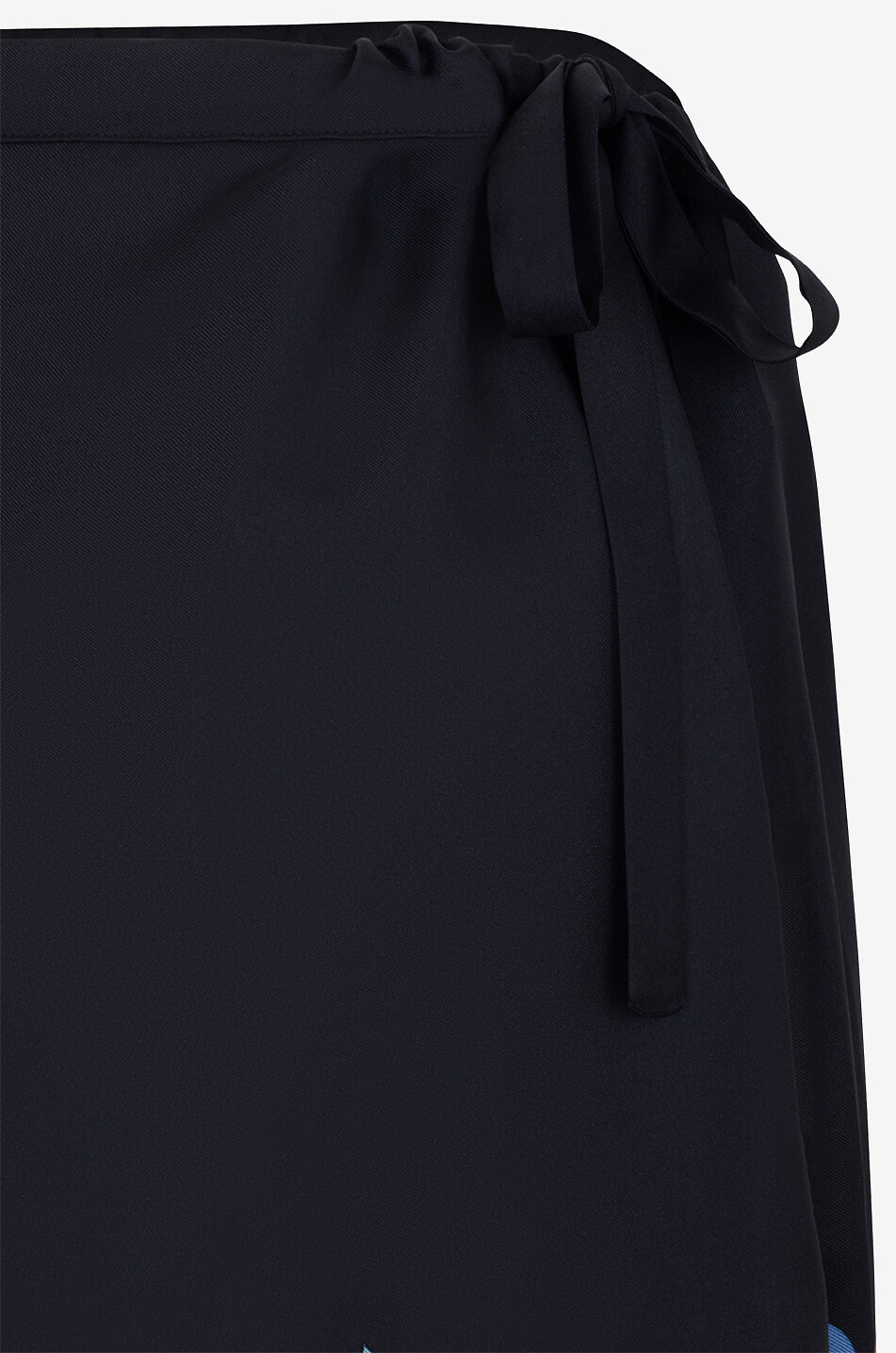 Black Heron printed silk twill maxi skirt