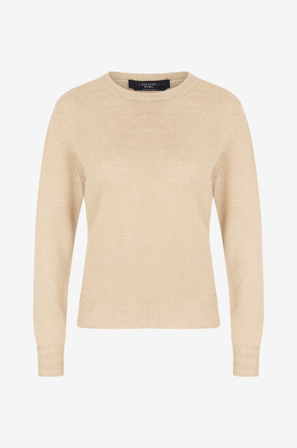 Atzeco linen crewneck jumper