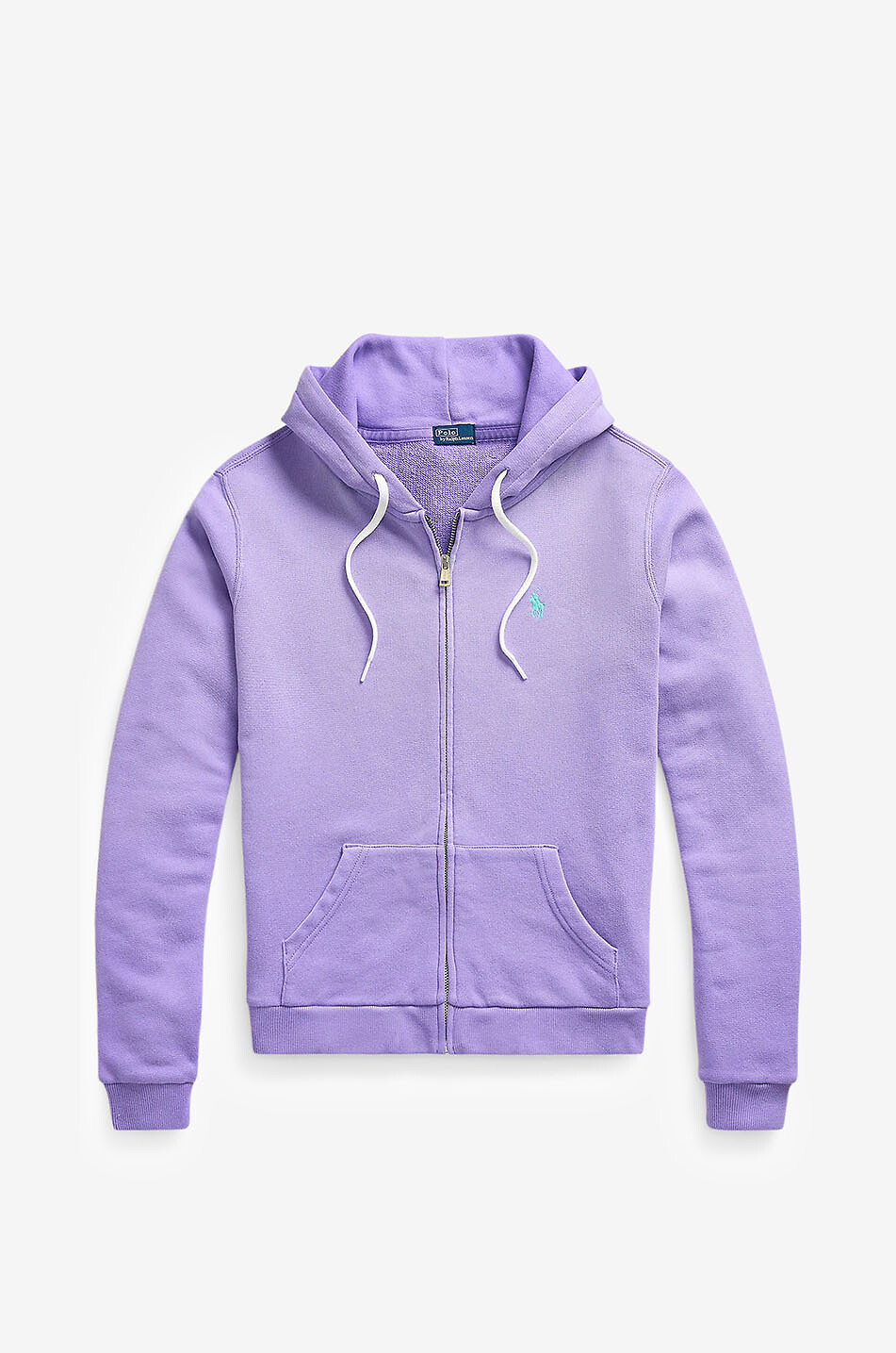 Pony faded full-zip hooded sweatshirt