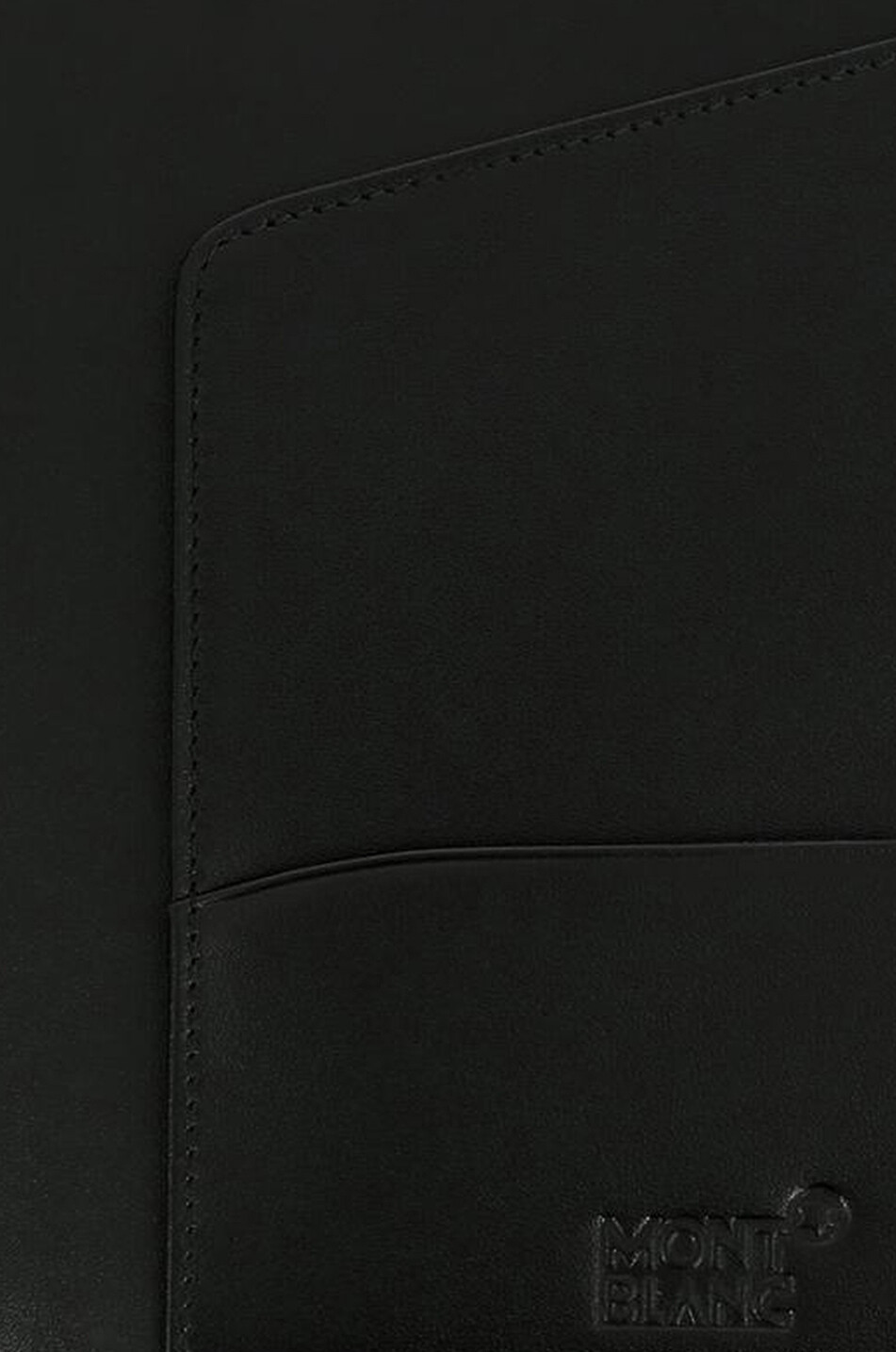 MONTBLANC Porte-passeport en cuir Homme NOIR 3