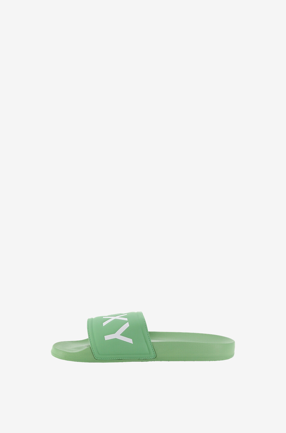 ROXY Slippy printed flat slides in PVC Women LIGHT GREEN 3