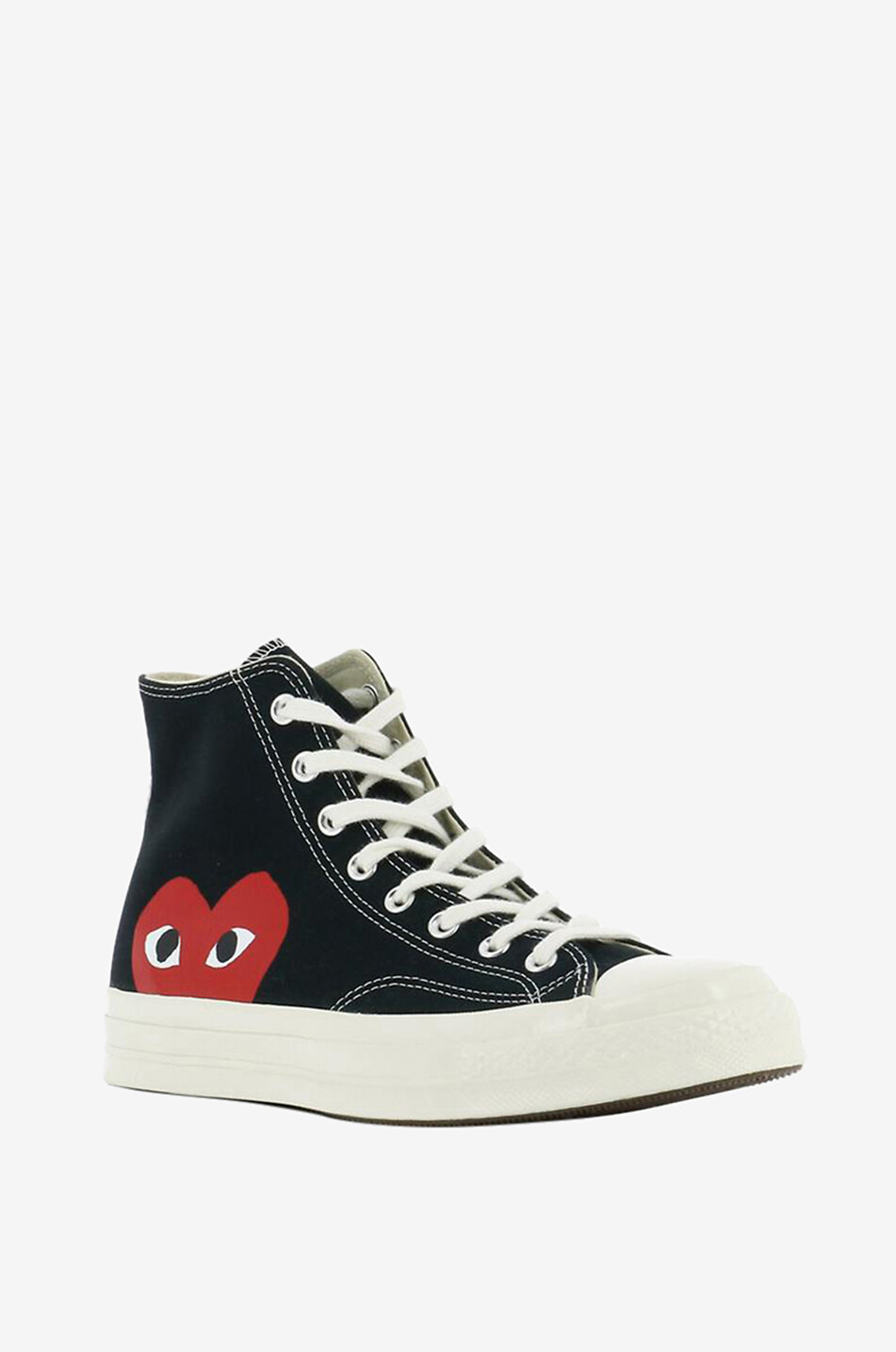 COMME DES GARCONS PLAY Hohe Sneakers aus Segeltuch Chuck 70 Play Herren SCHWARZ 1