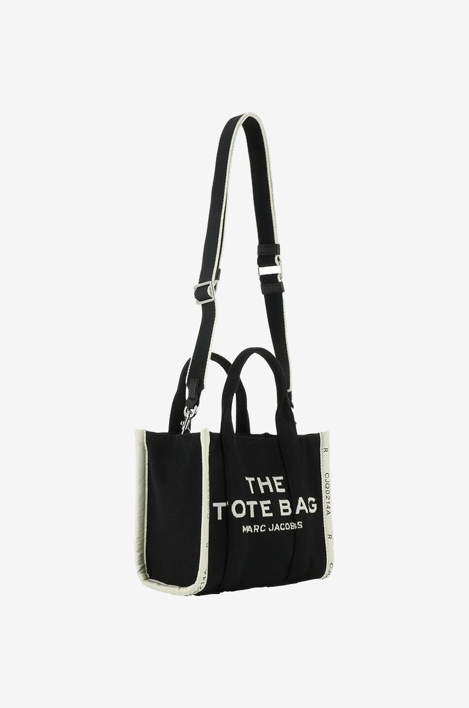 MARC JACOBS The Small Tote jacquard tote bag Women BLACK 2