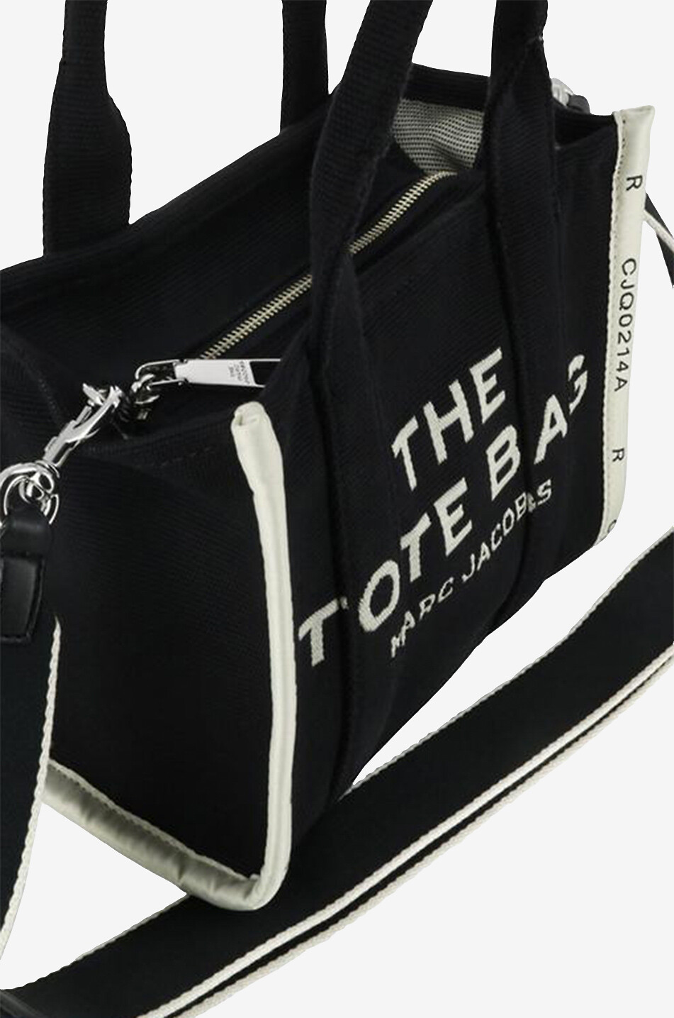 MARC JACOBS The Small Tote jacquard tote bag Women BLACK 5