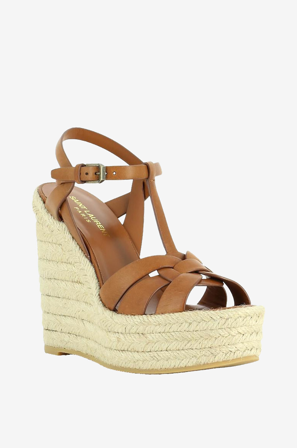 Espadrilles compensées en cuir Tribute 85