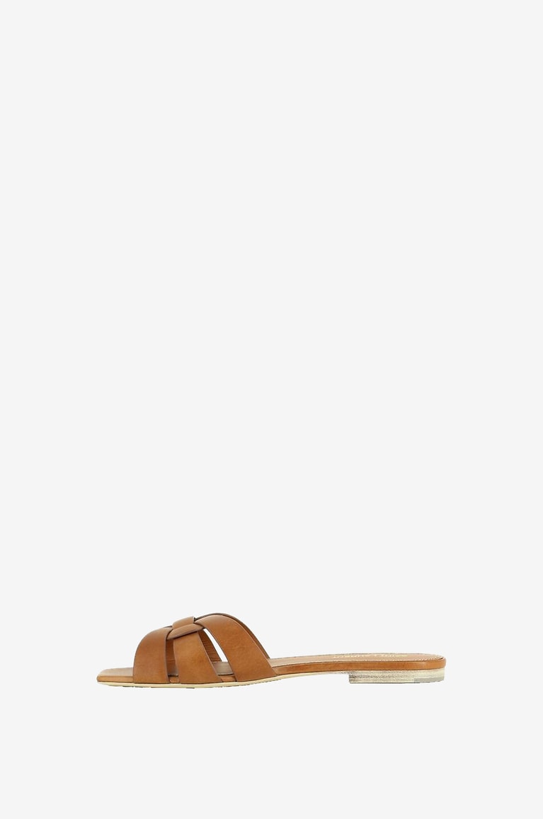 SAINT LAURENT PARIS F. Nus-pieds SAINT LAURENT PARIS Femme MARRON 3