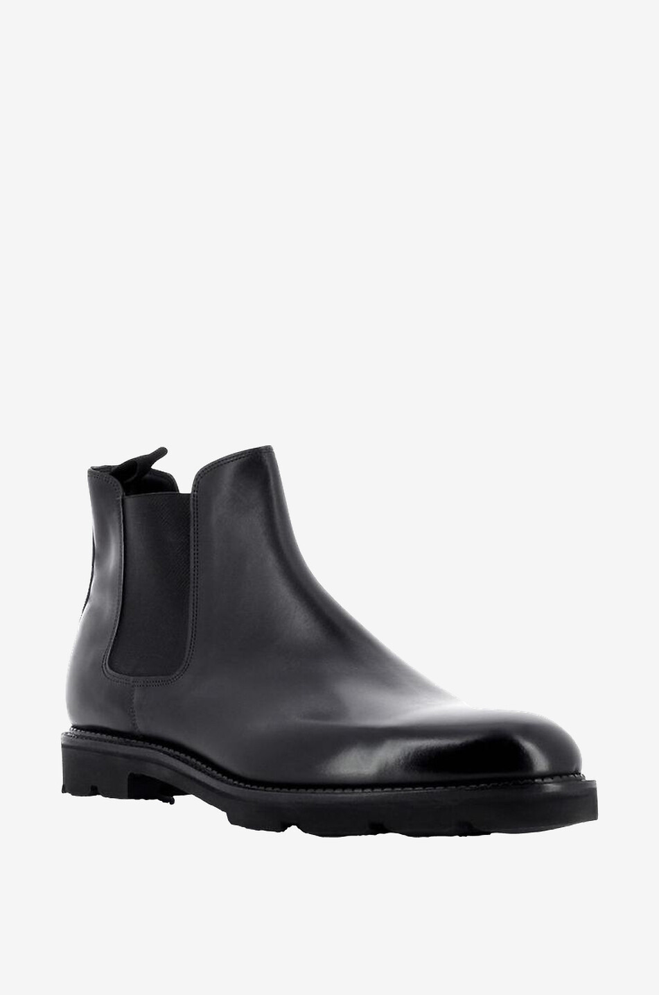 JOHN LOBB Lawry Boots with elasticated bands Men BLACK 1